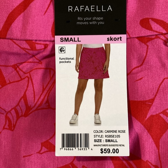 Rafaella Carmine Rose, Womens Size S Skort - Picture 10 of 12